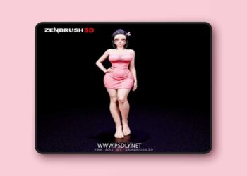 Zenbrush3d – Nezuko Kamado Demon Slayer Kimetsu no Yaiba – 3D Print Model STL