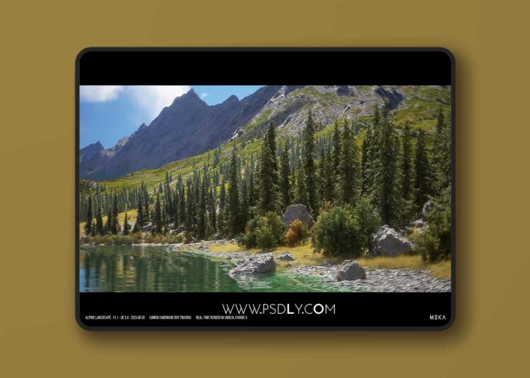 ALPINE LANDSCAPE (5.3 – 5.8) for Unreal Engine 1 ALPINE LANDSCAPE (5.3 – 5.8)