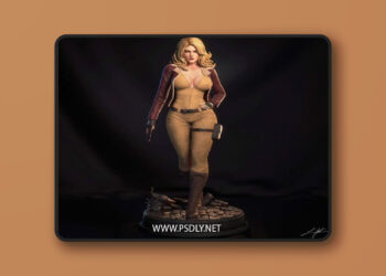 Abe3D – Cover Girl – 3D Print Model STL