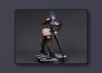 Abe3D – Queen of Spades – 3D Print Model STL