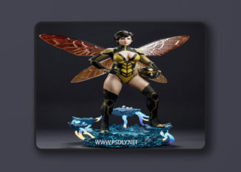 Abe3D – Wasp – Marvel – 3D Print Model STL 1