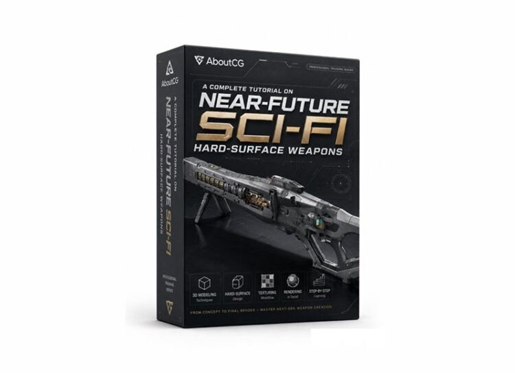 AboutCG - A Complete Tutorial on Near-Future Sci-Fi Hard-Surface Weapons 1 AboutCG - A Complete Tutorial on Near-Future Sci-Fi Hard-Surface Weapons