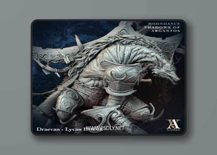 Archvillain Games – Draevan – Lycan Exarch – 3D Print Model 1 Archvillain Games – Draevan – Lycan Exarch – 3D Print Model