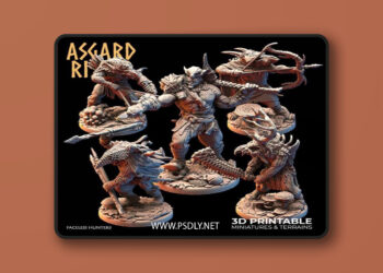 Asgard Rising Miniatures December 2025 – 3D Print Model STL 1