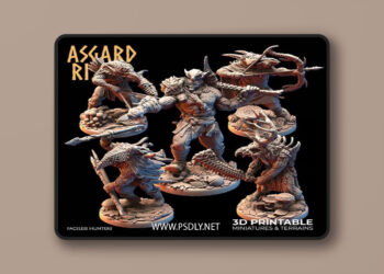 Asgard Rising Miniatures December 2025 – 3D Print Model STL