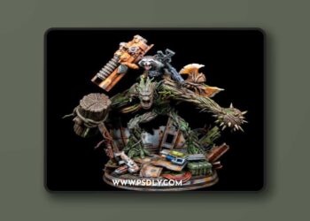Black Owl Customs – Rocket Groot and Hulk vs Wolverine – 3D Print Model STL