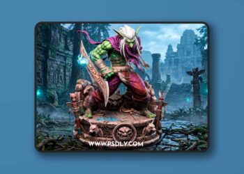 Black Owl Customs – Zuljin – World of Warcraft – 3D Print Model STL