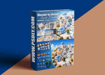 Blender to Unreal Engine 5: Create a Stylized Greek Island Environment
