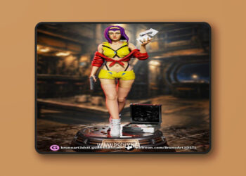 BrunoArt3D – Faye Valentine – 3D Print Model STL