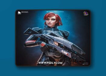 Bulkamancer Sculpts – Jane Shepard – 3D Print Model STL