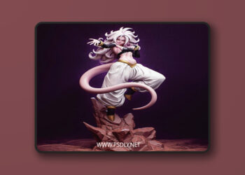 CA 3D Studios – Android 21 – 3D Print Model STL