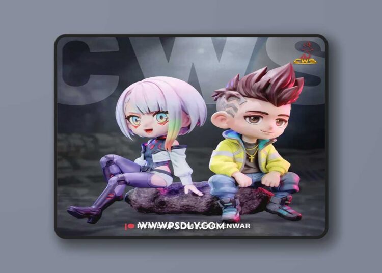 CW Studio – Cyberpunk Edgerunners – Chibi Lucy and David – 3D Print Model STL 1 CW Studio – Cyberpunk Edgerunners – Chibi Lucy and David – 3D Print Model STL