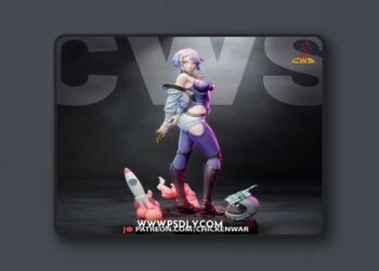 CW Studio – Cyberpunk Edgerunners – Lucy – 3D Print Model STL