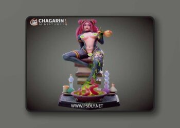 Chagarin – Sophie – Lady Alchemist B – 3D Print Model STL