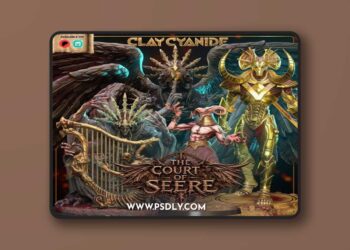 Clay Cyanide Miniatures – The Court of Seere June 2026 – 3D Print Model STL