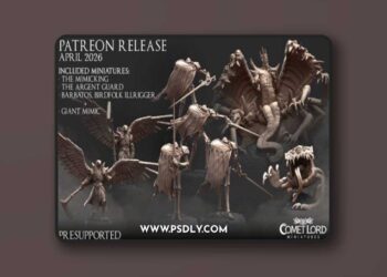 Comet Lord Miniatures April 2026 – 3D Print Model STL