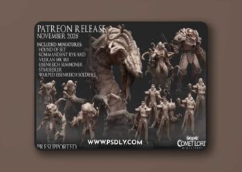 Comet Lord Miniatures November 2025 – 3D Print Model STL