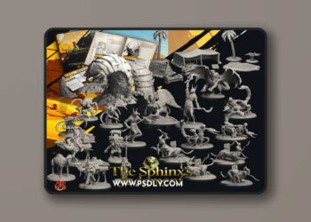 Crippled God Foundry – The Sphinxs Judgement April 2026 – 3D Print Model STL