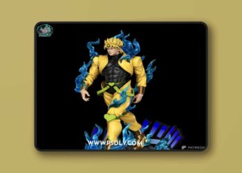 Dio Brando JOJOS BIZARRE ADVENTURE – 3D STL Print Model