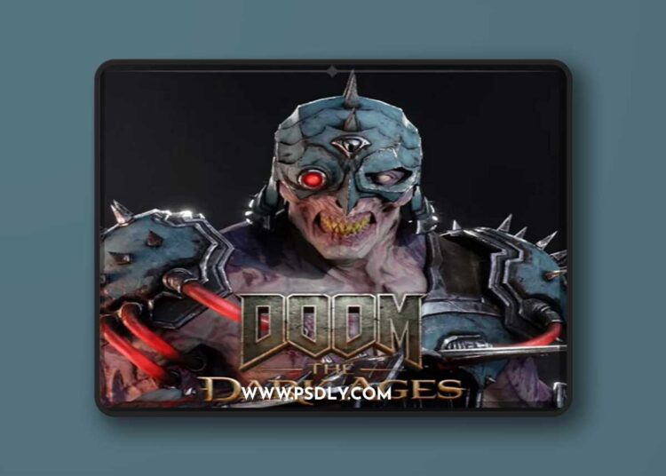 Doom The Dark Ages – Blaster Soldier & Zombie – 3D Model for Blender 1 Doom The Dark Ages – Blaster Soldier Zombie – 3D Model for Blender