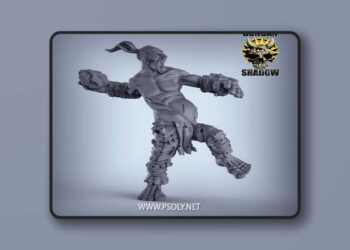 Duncan Shadow – Giant Throwing Rock – 3D Print Model