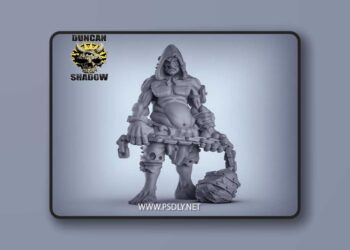 Duncan Shadow – Giant with Flail – 3D Print Model