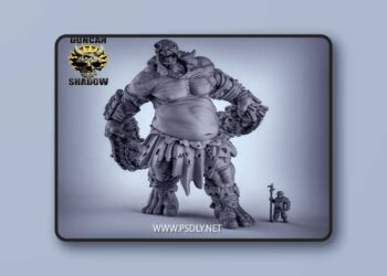 Duncan Shadow – Titan with Flails – 3D Print Model