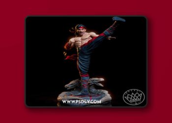 Fan Art – Liu Kang from MK – 3D STL Print Model