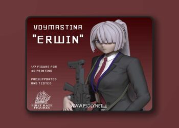 First Rate Figures – Voymastina Erwin – Girls Frontline 2 – 3D Print Model STL
