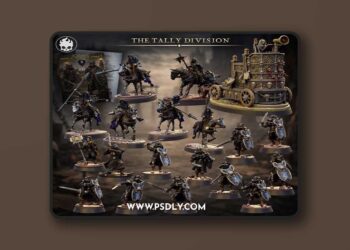 Fleshcraft Studio – Order of the Black Verdict – Part 1 – The Tally Division January 2026 – 3D Print Model STL