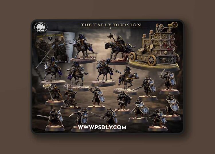 Fleshcraft Studio – Order of the Black Verdict – Part 1 – The Tally Division January 2026 – 3D Print Model STL 1 Fleshcraft Studio – Order of the Black Verdict – Part 1 – The Tally Division January 2026 – 3D Print Model STL