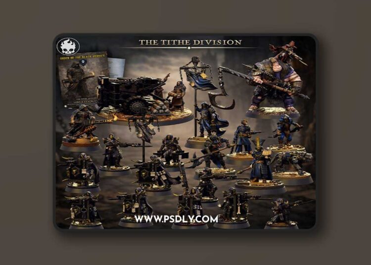 Fleshcraft Studio – Order of the Black Verdict – Part 2 – The Tithe Division February 2026 – 3D Print Model STL 1 Fleshcraft Studio – Order of the Black Verdict – Part 2 – The Tithe Division February 2026 – 3D Print Model STL
