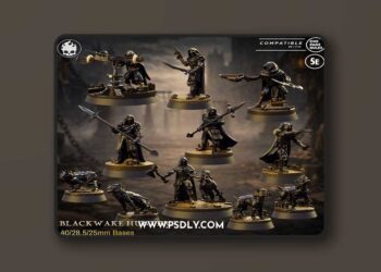 Fleshcraft Studio – Order of the Black Verdict – Part 3 – The Closure Division March 2026 – 3D Print Model STL