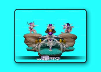 Frieza Evolution Chibi Dragonball – 3D STL Print Model