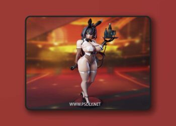 Funservice – Bunny Bay from Nikke Goddess of Victory – 3D Print Model STL