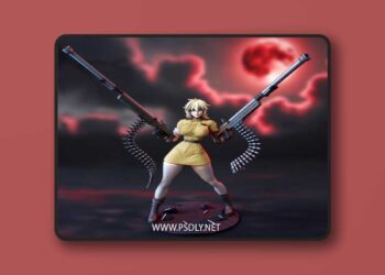 Funservice – Seras Victoria from Hellsing – 3D Print Model STL