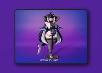 Funservice – Succubus Shylily – 3D Print Model STL