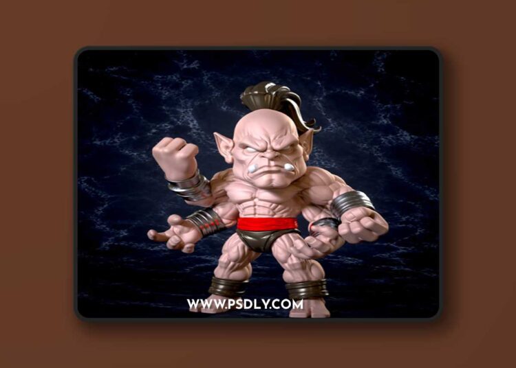 GORO Mortal Kombat Fan Art – 3D STL Print Model 1 GORO Mortal Kombat Fan Art – 3D STL Print Model