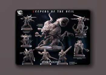 Goetia Miniatures – Keepers of the Veil March 2026 – 3D Print Model STL