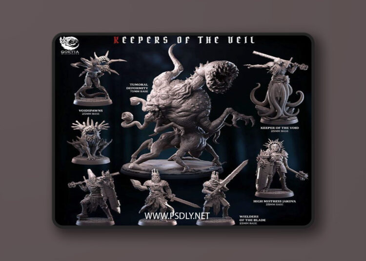 Goetia Miniatures – Keepers of the Veil March 2026 – 3D Print Model STL 1 Goetia Miniatures – Keepers of the Veil March 2026 – 3D Print Model STL