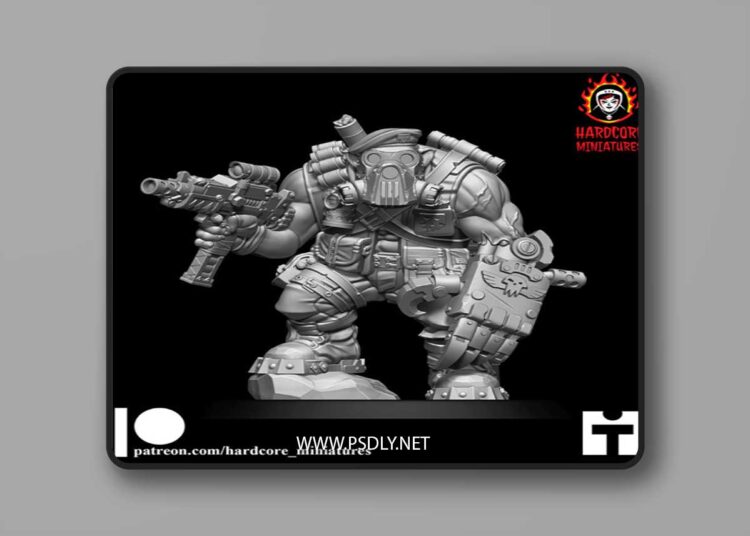 Hardcore Miniatures – Spec Opz Noble Orc – 3D Print Model 1 Hardcore Miniatures – Spec Opz Noble Orc – 3D Print Model