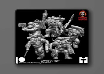 Hardcore Miniatures – Spec Opz Orc Boyz 2 – 3D Print Model