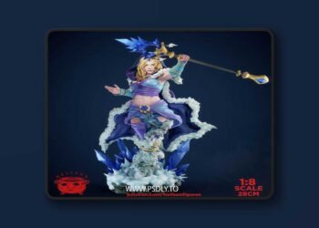 Hellson Figures – Crystal Maiden – 3D Print Model STL