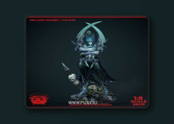 Hellson Figures – Dota 2 Phantom Assassin – Arcana set – 3D Print Model STL