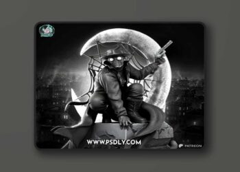 Kaidan 3D – Spider Man Noir MARVEL – 3D Print Model STL