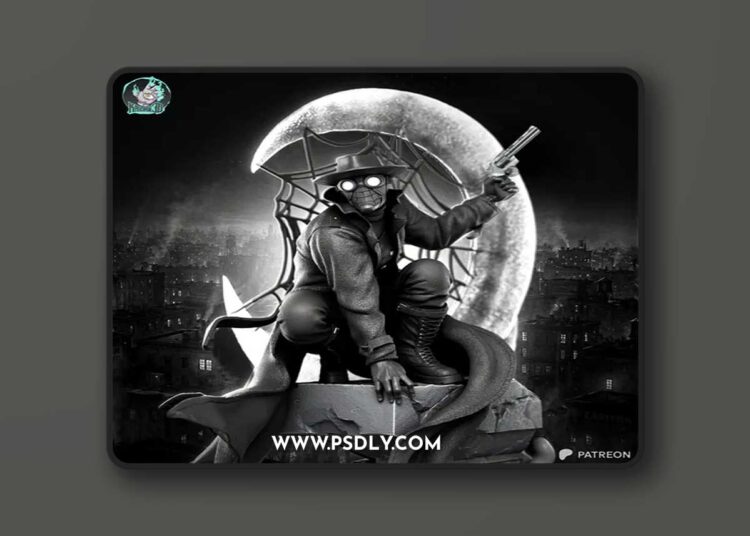 Kaidan 3D – Spider-Man Noir MARVEL – 3D Print Model STL 1 Kaidan 3D – Spider Man Noir MARVEL – 3D Print Model STL