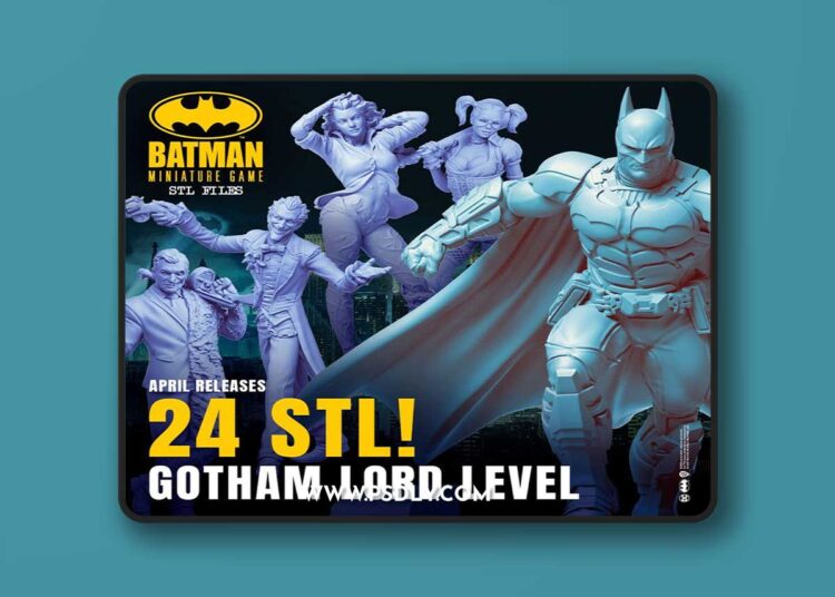 Knight Models – Batman Miniatures Game April 2026 – 3D Print Model STL 1 Knight Models – Batman Miniatures Game April 2026 – 3D Print Model STL