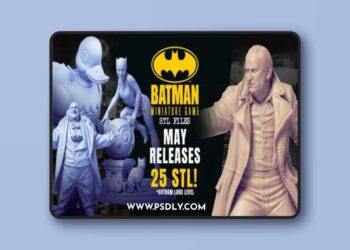 Knight Models – Batman Miniatures Game May 2026 – 3D Print Model STL