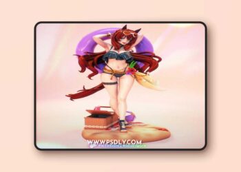 Kuru Figure – Umamusume – Maruzensky – 3D Print Model STL