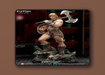 Kuton Figurines – He Man – 3D Print Model STL